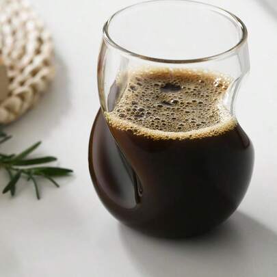 Bicchieri riutilizzabili e multifunzionali in vetro con design a spirale isolato, adatti per cocktail, tè, birra - ottimi per San Valentino, Ramadan