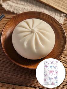 1pc Colorful Dumpling Shaped Squishy Stress Relief Ball, Comes With Gift Bag, Squeeze Dough Ball To Relieve Stress And Anxiety, Soft Bun Shaped Stretchy Desktop Toy, Squeeze And Pinch, Soft And Squishy, Stress Relief Toy - Multicolor - View 14