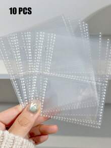 1 PC A8 Three Hole Cartoon Strawberry One Palace Grid Loose Leaf Album Girl 3-Inch Star Chasing Small Card Storage Album Photography Lide Card Album - Multicolor - View 10