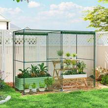 HOMEFISH Walk-In Crop Cage - 綠色 - 查看 1