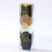 LIFETALK 200PCS Tulip Paper Baking Cups Dessert Cup Set - Multicolor - View 10