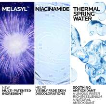 La Roche-Posa y Mela B3 Serum, corrector de manchas oscuras con melasil antiedad + 10 % de niacinamida, suero corrector de la decoloración para manchas solares, manchas de la edad y marcas postacné. - Púrpura - Ver 6