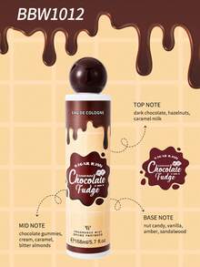 1瓶168毫升巧克力奶油冰淇淋空气清新剂，持久留香，大容量喷雾，散发多种甜美浓郁的香味：樱桃、冰淇淋、巧克力、奶油、饼干和糖果，适合室内外各种场合，如浴室、约会、派对、节日，有效除臭并增强香味，是馈赠佳品。 - 彩色 - 查看 7