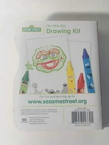 EstiloSesame Street On-The-Go Kit De Dibujo, Bloc De Papel Y LáPices De Colores, ElmoVersióN Mejorada - 1 - Ver 6