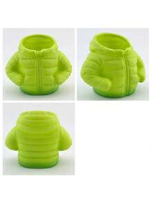 1 pieza Soporte de bolígrafo de escritorio, en una variedad de colores. 10,5 x 14 x 10 cm, un soporte de bolígrafo con diseño de chaqueta novedoso y un contenedor de almacenamiento de escritorio, un regalo creativo nuevo para estudiantes, una necesidad diaria para oficinas y dormitorios - Multicolor - Ver 9