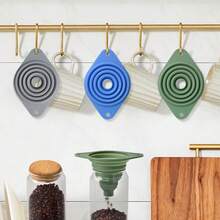 Kitchen Funnel Set 3 Packs,Funnels For Kitchen Use Filling Bottles,Silicone Funnel Collapsible,Small Funnels For Filling Small Bottles - Multicolor - View 7