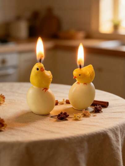 硅胶模具，可用于制作鸡蛋造型的小鸡、站立的小鸡、兔子等装饰品，也可用于DIY动物蜡烛，适用于3D树脂浇铸蜡烛、蜡烛熔块、石膏树脂、环氧树脂等，是复活节家居装饰和复活节礼物的理想之选。