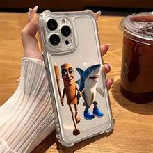 Funda para teléfono: Hot Game ITALIANOS BRAINROTS Funda de teléfono con diseño de animales y dibujos animados para iPhone 16, 15, 14, 13, 12, 11 Pro Max, X, XR, XS Max, 8, 7 Plus - Cubierta trasera transparente suave y resistente a impactos - Color 1 - Ver 8