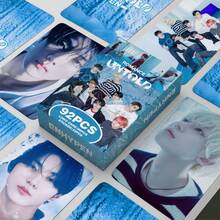 92 piezas/Caja KPOP EN (60 tarjetas fotográficas holográficas + 32 pegatinas), mercancía de fans, adecuado como regalo festivo, con valor de coleccionista - Multicolor - Ver 4