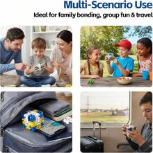 3D Rolling Ball Maze Cube, 2026 New Large Labyrinth 3D Puzzle Maze Cube, Engaging Brain Teaser Toy For Stress Relief, Improve Logical Thinking(Blue) - 藍色 - 查看 7