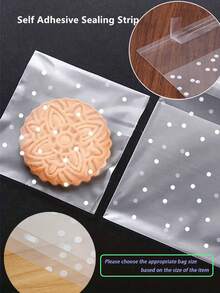100 كيس ذاتي اللصق للبسكويت، أكياس بلاستيكية DIY للحلوى، أكياس هدايا زخرفية، أكياس تغليف السيلوفان للحلوى والمعجنات، أكياس هدايا لحفلات عيد الميلاد والأعراس والمناسبات الخاصة - متعدد الألوان - مشاهدة 2