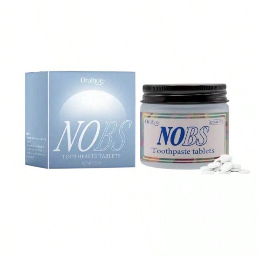 Tabletas de Pasta Dental Masticables Blanqueadoras de Ingredientes de Limpieza Profunda