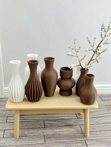 娃娃屋装饰迷你塑料花瓶模型屋家具摆件小瓶子饰品 - 彩色 - 查看 6