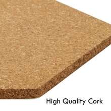 RIMEMO Baldosas de tablero de corcho hexagonal para pared, tableros de corcho autoadhesivos para alfileres, juego de tableros de anuncios modulares para el hogar, oficina y cocina (paquete de 1/4/6/10) - Multicolor - Ver 4