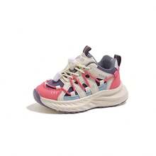 女童运动鞋，新款春秋季儿童跑步鞋，男女童休闲运动鞋 - 紅色 - 查看 16