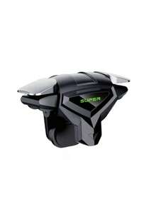 New DY03 Six Finger Mobile Game Controller Set (Triggers + Holder) For Mobile/Free Fire | One-Key Dual Control Ultra-Fast Shooting Gaming Accessories Fit Phone Android Phones Anti-Slip Silicone Pad No Loosen/Mis-Touch