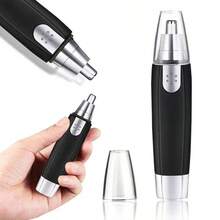 Aparador De Pelos Depilador De Nariz Máquina De Cortar De Tirar Pelos Do Nariz Elétrico Para Homem - Preto - Visão 10