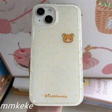 Lovely Japan Polka Dot Cartoon Rilakkuma Couple Phone Case For 17 Air 16 Pro 15 14 13 12 11Promax Plus High-D Y2k Cover.Christmas Accessories.2026HOT 17 Pro Max Case Funda Para An Excellent Gift For Friends Gifts Gifts For Men Girlfriend Or Boyfriend Pink Christmas Fundas Anime Mobile Phone Case New Year Mobile Phone Case 14 Cases Pink Phone Case Gifts For Women Phone Case Case For 17 Pro Max - Với Widget-A - Xem 6