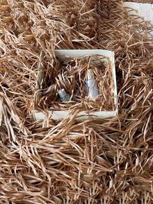 10/20/50/100/500g Brown Crinkle Paper Filler, Suitable For Wedding, Valentine's Day, Halloween, Father's Day, Mother's Day And Party Decorations, Can Be Used As Protective Cushioning For Fragile Gifts, Also Applicable For Back-To-School And Valentine's Day Events - Yellow - View 2