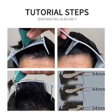 男士理发梳 - S 型剪发梳、平梳、弯梳、沙龙平顶梳、定位限位梳、平顶定位剪发梳、专业美发工具、男士蓬巴杜发型梳、理发限位梳、平梳 - 彩色 - 查看 3