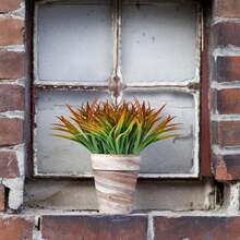 1/10PCS 17.32inch Artificial Plant Spring Grass, Suitable For Home, Outdoor Garden Decoration, Restaurant, Bedroom, Window Sill Decoration, Wedding Decoration, Birthday Party, On-Site Decoration, Valentine's Day Gifts, New Year Decoration, Shooting Props