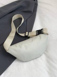 Women's Waterproof Fanny Pack Chest Bag Shoulder Crossbody Bag Multi-Zipper Fashion - White - View 3