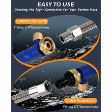 Súng phun nước áp lực cao dùng để rửa xe, dụng cụ vệ sinh nhà cửa và sân vườn, súng phun nước áp lực cao để tráng rửa. - Súng phun nước rửa xe màu xanh dương - Xem 7