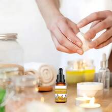 1 pièce flacon de 100% huile essentielle de lavande pure 30ml/1 pièce once liquide - convient pour les diffuseurs d'aromathérapie, les humidificateurs, la méditation - fabrication de bougies DIY avec une fragrance apaisante convenant aux hommes et aux femmes, emballage thème végétal avec compte-gouttes, cadeau de Noël et du Nouvel An - Différents parfums - Voir 5