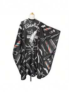 2件/1件专业美发围裙，可调节搭扣设计，耐用易清洗面料，适用于美发、烫发和染发；防水加厚披肩，适用于护发、烫发和洗发；超大号沙龙披肩式围裙 - 成人长度 - 彩色 - 查看 4