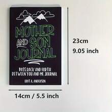 母子日记：青少年男孩的母子日记、男孩的“我和妈妈”日记、母子共享日记、你我之间的日记、母亲节礼物、学习用品、返校季 - 彩色 - 查看 3