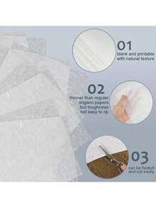 EstiloHojas de papel de morera para decoupage: 50 hojas de papel de arroz A4, papel Washi para decoupage, manualidades, bricolaje, envoltura de regalo, fabricación de tarjetasVersión mejorada - 1 - Ver 3