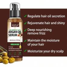 Goiple 30ml Aceite Esencial de Romero + 100ml Aceite de Argán Marroquí, Set de Cuidado del Cabello de 2 Piezas. Aceite de Argán, Nutritivo y Humectante, Repara las Puntas Abiertas, Previene la Rotura del Cabello. Aceite para el Cabello y el Cuero Cabelludo que Contiene Aceite de Argán Marroquí, Set de Aceite para el Cuidado del Cabello, Set de Suero para el Cabello. Ideal para el Cuidado Diario del Cabello, Apto para Todos los Tipos de Cabello, Opción Perfecta para el Cuidado del Cabello en Otoño/Invierno. - Multicolor - Ver 7