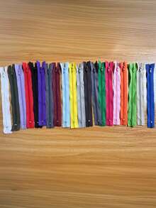 20/10条 7.87英寸尼龙拉链，闭口式DIY拉链，适用于包袋、服装和缝纫项目 - 20個 - 查看 5