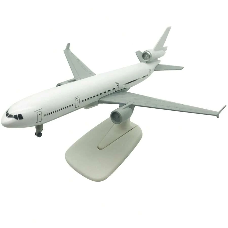 1 pieza Modelo de avión con soporte de exhibición para coleccionistas y entusiastas - Blanco - Ver 1