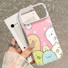 Funda de teléfono con espejo y estampado de animales. También funciona como espejo y es compatible con  17,  16 Pro Max,  15 Pro Max,  13 y  12. Fabricada en TPU, ofrece protección contra golpes y caídas. Es el regalo perfecto para familiares, amigos, celebraciones navideñas, parejas y ocasiones especiales como Navidad, citas o cumpleaños. - Plateado - Ver 5