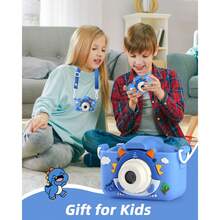 Kids Camera, Dual Cameras, 1080P HD, 48MP, Multifunctional, Support Video, Games, Music, Birthday Gift For Boys/Girls