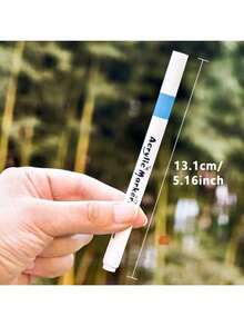 12/24/36/48/60/80色丙烯颜料马克笔套装，防水，适用于美术工艺、DIY项目、专业艺术家、学生、办公及学校用品，返校季必备 - 彩色 - 查看 6