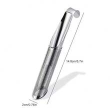 2pcs Portable Tea Accessories For Home Stainless Steel Filter Tea Maker Piping Design Tea Spoon Brewer Long Handle Metal Creative Cup - 銀色/2件 - 查看 2