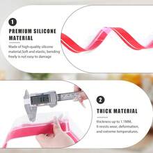 Tira de sellado de PVC de 3,48 cm de ancho, burlete en forma de T para puerta, burlete para ventana, limpiacristales, transparente (1 m/3 metros de longitud) - Multicolor - Ver 5