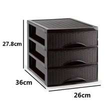 Drawer Storage Cabinet - Black - View 7
