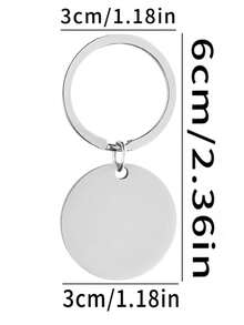 Portachiavi per colleghi, portachiavi per amici, portachiavi a forma di quadrifoglio portafortuna, portachiavi dell'amicizia, per il Ringraziamento, il pensionamento, il compleanno, lettera, casual, carino, elegante, in acciaio inossidabile, per il Ringraziamento, San Valentino, accessori per auto, ciondolo per borse, zaino per la scuola, gotico, stile Y2K, Ognissanti, accessori per la Festa degli Insegnanti, idee regalo di Natale, porta badge con cordino - Argento - Visualizzare 5