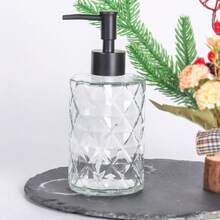 dispensadores de jabon330ml dispensador jabon Manos Vidrio Dispensador de jabón líquido de Manos para baño y Cocina líquido Jabón de Manos Gel de Ducha detergente para Ropa champú - Transparente - Ver 5