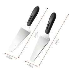Stainless Steel Serrated Pie, Cake And Pizza Spatula - Triangular Spatula, For Desserts, Baking, Tiramisu Slicing, Durable Kitchen Tool, Ideal For Home Baking/Professional Chef/Cooking Enthusiast - Multicolor - View 11