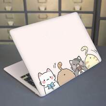 2pcs Printed Pattern DIY Scratch-Resistant Protective Stickers For 15.6-16 Inch Laptops, Compatible With HP, Apple, Asus, Compaq,