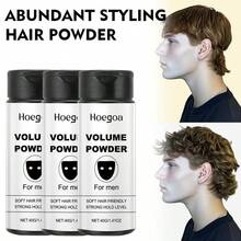 Polvo para peinar enriquecido, suave, sin lavado, esponjoso, con control de grasa, refrescante, hidratante, peinado duradero, imprescindible para el cuidado del cabello en cualquier situación. - Blanco - Ver 1