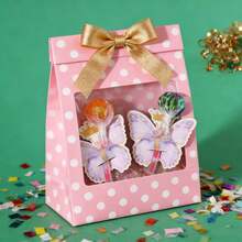 50pcs/Pack Candy Bee Butterfly Cartoon Animal Theme Party Gifts Decorations Cartoon Lollipop Candy Decoration Paper Cards Cards Cardstock Message Cards Suitable For Various Holidays - Multicolor - View 9