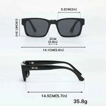 Quality Men Square Polarized Sunglasses Men Metal Core Unisex Sun Glasses Travel Hiking Beach Fishing Eyewear UV400 Gafas De Sol - A8 - Xem 6