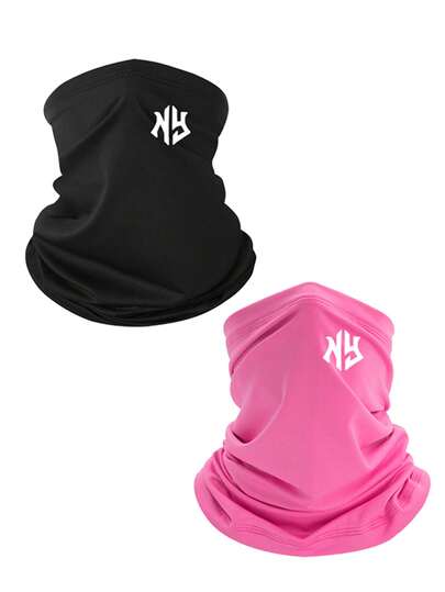 1 st/2 st/Multipack Unisex Vindtät Dammtät Ansiktsmask, Lämplig För Utomhussporter, Vandring, Cykling, Fiske, Solskydd, Finns I Enfärgad & Tryckt Design