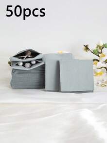 50/10/1pc Microfiber Velvet Bag Jewelry Presents Pouches For Necklace Christmas Wedding Gift Package Envelope Bags Small Gift Packaging For Children Birthday Favor Candy Pouches - CX-mGWS - View 17