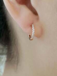 Heart Drop Earrings Valentines,Mom,Mother,Mother's Day,Earwire - Pink - View 4